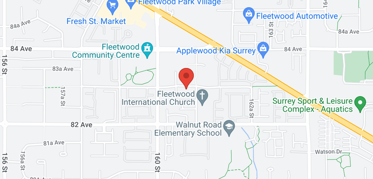 map of 310 16068 83 AVENUE